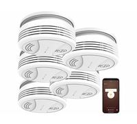 VisorTech 5 détecteurs de fumée connectés RWM-120.app avec commande vocale