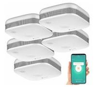 5 détecteurs de fumée design connectés RWM-190.app [VISORTECH]