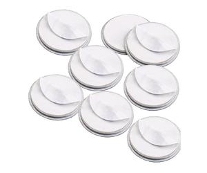 VisorTech 8 fixations magnétiques pour détecteurs de fumée Ø 40 mm