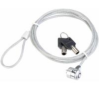 VisorTech Câble antivol en acier pour ordinateurs portables - 1,80 m
