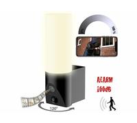 VisorTech Caméra connectée 2K et applique murale LED IPC-430.led avec capteur PIR