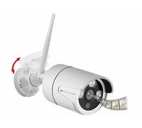 VisorTech Caméra de surveillance sans fil 2K DSC-501.cam pour enregistreur de vidéo-surveillance DSC-500.nvr