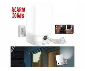 VisorTech Caméra d'extérieur 2K connectée IPC-400.led avec projecteur LED et alarme