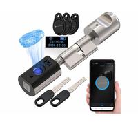 VisorTech Cylindre de porte électronique biométrique connecté TSZ-535