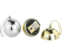 VisorTech Détecteur de chaleur boule de Noël - Modèle argenté