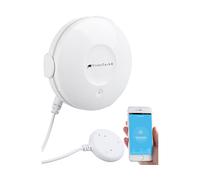 VisorTech Détecteur d'eau connecté avec capteur filaire XMD-105.wm