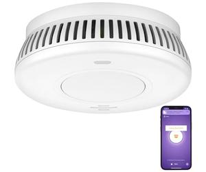 VisorTech Kit détecteur de fumée : détecteur de fumée Wi-FI avec Batterie intégrée de 10 Ans, 85 DB, Application (détecteur de fumée Design WiFi, détecteur d'incendie Pendant 10 Ans)