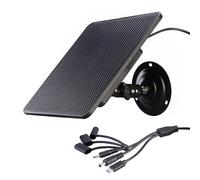 VisorTech Panneau solaire PB-80.solar avec batterie 10400 mAh pour caméra de chasse et caméra de surveillance