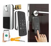 Serrure de porte motorisée connectée et intelligente TS-100.app [VisorTech]