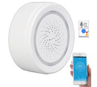 VisorTech Sirène d'alarme connectée compatible avec Amazon Alexa XMD-100.dB