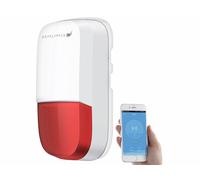 VisorTech Sirène d'extérieur connectée 95 dB avec signal lumineux XMD-90.ext