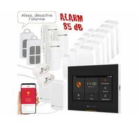 VisorTech Système d'alarme connecté GSM XMD-5200.wifi avec 11 capteurs et 2 télécommandes