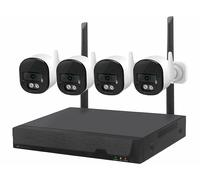 VisorTech Système de surveillance connecté DSC-750.app V3 avec 4 caméras d'extérieur