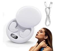 Visound Drift - Invisible Earbuds, Invisible Sleep Wireless Earphone, HiFi Sound, Stable Fit with Immersive Sound, Comfortable Fit LED Power Display, Invisible Earphones for Sleeping, Working (White)