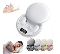 Visound Drift - Invisible Earbuds, Invisible Sleep Wireless Earphone, Light-Weight Noise Blocking, LED Power Display, No Lag, Ipx6 Vision Beam Headphones for Sleeping, Working, Hiking (White)
