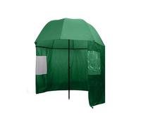 vidaXL Parapluie de pêche Vert 300 x 240 cm