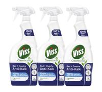 Viss Cleanboost Spray Anti-Calcaire Pour Baignoire Et Douche 750ml Lot De 3