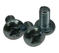 100 vis à tête cruciforme Noires M6