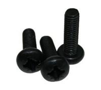 VISSERIE RACK - 16 Vis à Tête Cruciforme M6 x 20 mm - Noir