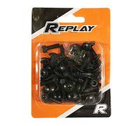 Visserie Replay compatible avec Scooter MBK 50 Nitro 1997 à 2020 vis noire carrosserie