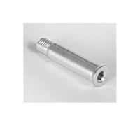 Visserie roller en ligne Steel Single Axle hollow, fitting Elite Casted AL 125, 8mm,L37mm,M7