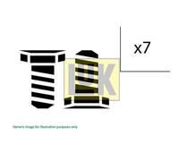 Visserie Volant Moteur Schaeffler Luk 411 0186 10 pour Iveco