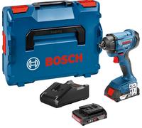 Visseuse à choc 18 V GDR 18V-160 + 2 batteries 2 Ah + chargeur rapide + coffret L-BOXX BOSCH 06019G5100