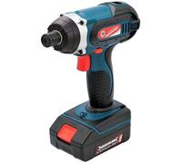 Visseuse a choc electrique sans fil 18V batterie Li ion 1.3 Ah devisseuse Silverline 268895