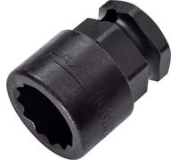 Visseuse à choc, visseuse mécanique Douille 900SZ6-19 ∙ 1/2 pouce (12,5 mm) carré creux, hexagone extérieur 24 mm ∙ Profil extérieur double hexagone traction ∙ SW 19 mm