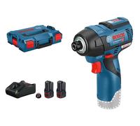 Visseuse à chocs 12V GDR 12V-110 + 2 batteries 3Ah + chargeur + coffret L-BOXX - BOSCH - 06019E000Y