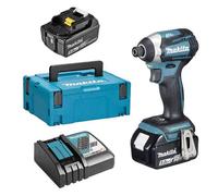 Visseuse à chocs 18V (2x5AH) en coffret MAKPAC - MAKITA - DTD154RTJ