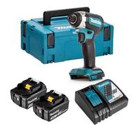 Visseuse à chocs MAKITA 18V 3.0Ah - 2 Batteries, chargeur, coffret - DTD153RFJ