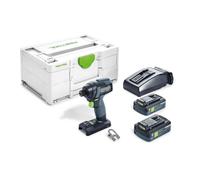 Visseuse à chocs 18V TID 18 HPC 4,0 I-Plus + 2 batteries 4Ah + chargeur rapide + coffret SYSTAINER - FESTOOL - 576482