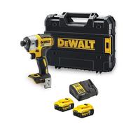 Visseuse à chocs 18V XR Brushless + 2 batteries 5Ah + chargeur + coffret T-STAK - DEWALT - DCF887P2-QW + 1 Batterie offerte avec le code 500DEW dès 500€ d'achat DEWALT