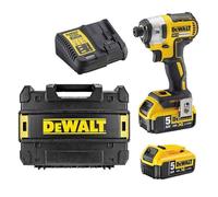 Visseuse à chocs 18V XR Brushless + 2 batteries 5Ah + chargeur + coffret T-STAK - DEWALT - DCF887P2-QW