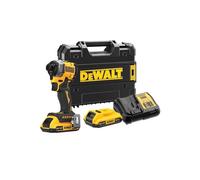 Visseuse à chocs DEWALT XR 18V - 2 batteries 2.0Ah + chargeur + coffret - DCF850D2T-QW