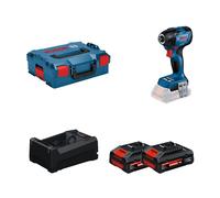 Visseuse à chocs GDR 18V-210 C + 2 Batteries EXPERT 4 Ah + 1 Chargeur GAL 12V/18V-80 BOSCH