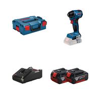 Visseuse à chocs GDR 18V-220 C + 2 batteries GBA 18V 5 Ah + 1 chargeur rapide GAL 18V-40 BOSCH