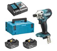 Visseuse à chocs MAKITA 18 V Li-Ion 3 Ah 155 Nm - DTD156RFJ