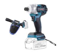 Visseuse à Chocs sans Fil Brushless 21V KATSU FIT-BAT, 1/2" 400Nm Visseuse à Percussion Électrique sans Fil, Moteur sans Balais, Puissance d'impact 0-3500IPM, sans Batterie ni Chargeur 102477