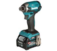 Makita Tournevis à percussion sans fil 1/4" Li-ion XGT 40V/2.0Ah, Makpac TD003GA201