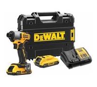 Visseuse à chocs XR 18V Brushless - DEWALT - avec 2 batteires 18V 2.0Ah - chargeur - coffret - DCF840D2T-QW G