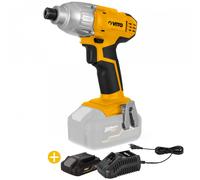 Visseuse à percussion sans fil 20V + Batterie Lithium 2AH + Chargeur rapide VITO