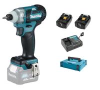 VISSEUSE À CHOCS MAKITA 10,8 V LI-ION 4 AH CXT 135 NM + 2 BATTERIES BL1040B + CHARGEUR + COFFRET - TD111DSMJ