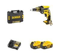 Visseuse à plâtre 18V DCF620NT-XJ + 2 batteries 18V 5 Ah + chargeur DCB1104-QW DEWALT