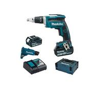 Visseuse automatique 18V - 25 à 55 mm - - avec 2 batteries 18V 5Ah - chargeur - chargeur vis - MakPac - DFS452TJX2
