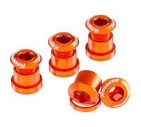 Visseuse de chaîne inversée Écrou en aluminium MTB 4 pièces 9 g., ., Orange.