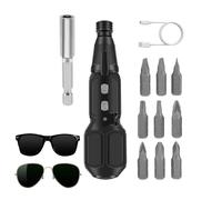 Visseuse Dévisseuse Électrique,3.6V Perceuse Portable,Set de Visseuse Sans Fil 2 Nm avec 10 - Pour Réparation de Téléphones, Tablettes, Ordinateurs Portables, Meubles, Appareils Ménagers