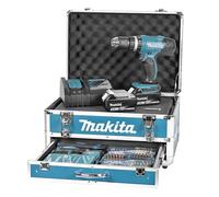 MAKITA DHP453RFX2 visseuse Perceuse à Percussion 18V 2x3ah + accessoires
