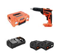 Visseuse placo 18V P18 + 2 batteries 18V 5 Ah + 1 chargeur rapide SPIT